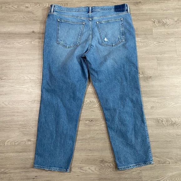 NWT Abercrombie‎ 90s Straight Low Rise Jeans 18 Short - Picture 7 of 7